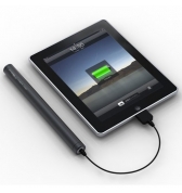 Batterie autonome grise Mipow 6600 mAh pour smartphones / iPhone / iPod / iPad