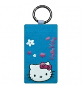 Socquette Hello Kitty bleue anneau métal iphone 3g3gs