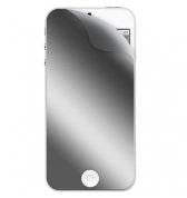 Lot de 2 films protecteurs ecran : 1 effet miroir et 1 transparent One touch pour iPhone 5