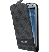 Etui à rabat 4G imprimés. Gris SIII