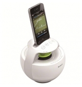 Station d'accueil sony blanc boule musique son a 360&deg; - mfi
