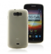 Coque gel blanche mocca pour wiko cink king