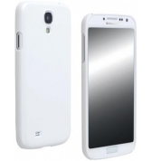 Coque rigide Casy Blanc Samsung Galaxy S4 + film de protection