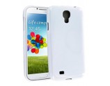Coque Semi rigide blanche glossy pour Samsung Galaxy S4