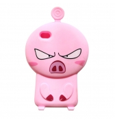 Coque cochon silicone rose pour iPhone 4 et 4S