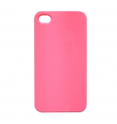 Coque rigide rose fluo pour iPhone 4 et 4S