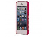 Bumper strass rose pour iPhone 5