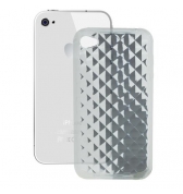 Coque silicone transparente cube 