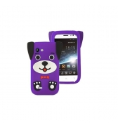 Coque en silicone violet pour Wiko Cink Slim