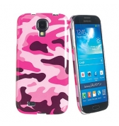 Coque arriere camouflage rose pour Samsung Galaxy S4 I9500