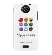 Coque motif Smiley Happy Colors by Moxie pour Wiko Cink Peax