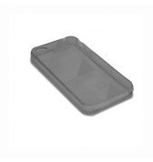 Coque Case mate rubber triangles gris iPhone 4