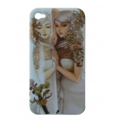 Coque Manga jeune fille au miroir iPhone 4/4S
