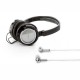 Casque et ecouteurs intra auriculaires assortis Lenco couleur argent