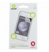 Pack de 2 films protecteurs ecran Muvit un mat et un brillant pour iPhone 4/4S