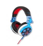 Casque Ifrogz arceau blanc et bleu clair