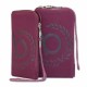 Etui Bugatti Soft Case universel Soft Touch Neopren violet SL pour Galaxy S Galaxy SII et autres smartphones