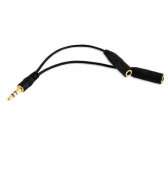 Cable Doubleur Adaptateur Jack 3.5mm Muvit
