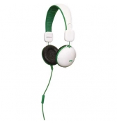 Casque blanc et vert en cuir Bluevibes Slim IN2