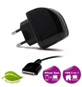 Chargeur secteur USB pour Apple iPhone / iPod